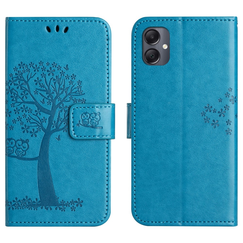 Fás könyv tok Samsung Galaxy A07 4G - kék