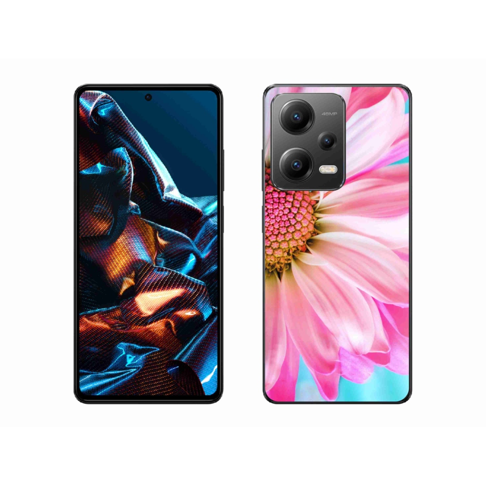 Gél borítás mmCase a Xiaomi Redmi Note 12 Pro 5G-hez - rózsaszín virág