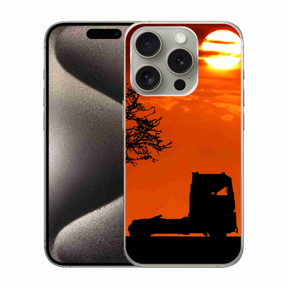 Zselés borítás mmCase iPhone 15 Pro készülékhez - teherautó 3