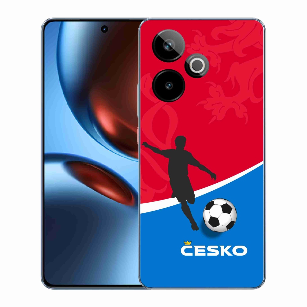 Rugalmas zselés tok mmCase képpel Realme GT 7 5G/GT 7T 5G - futball Csehország