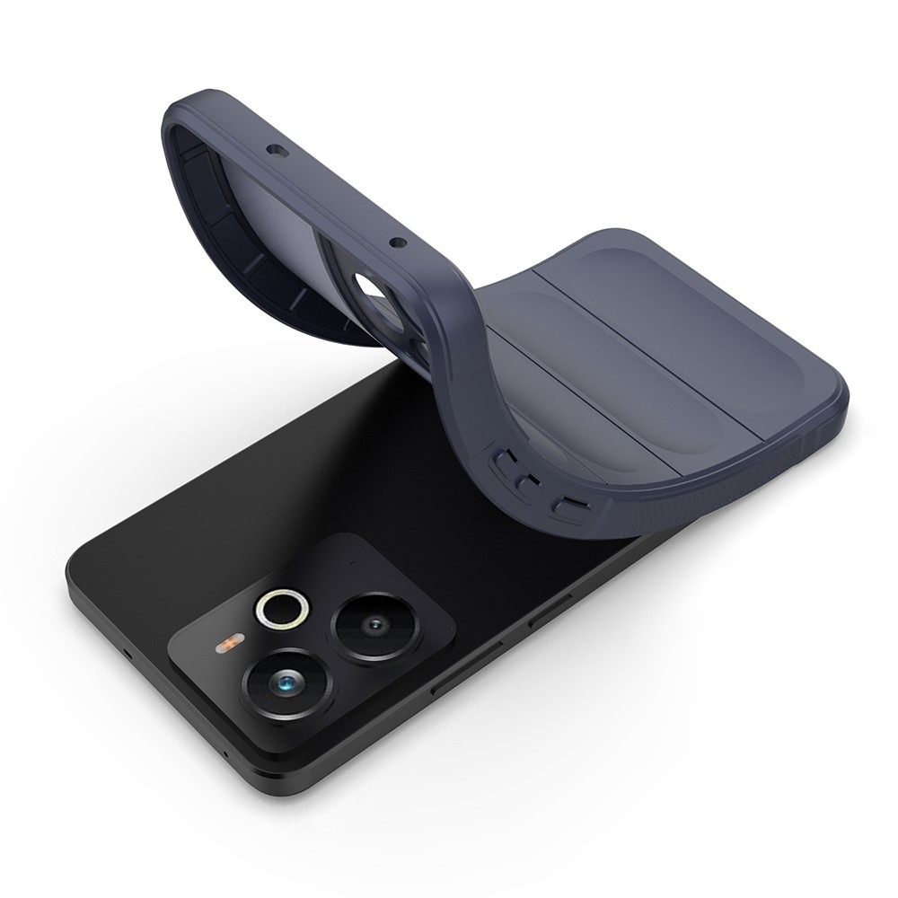 Rugg tartós zselés tok a Realme 14 5G készülékhez - sötétkék