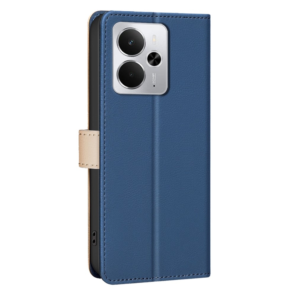BNF DUO könyvtáska a Realme 14 5G készülékhez - kék