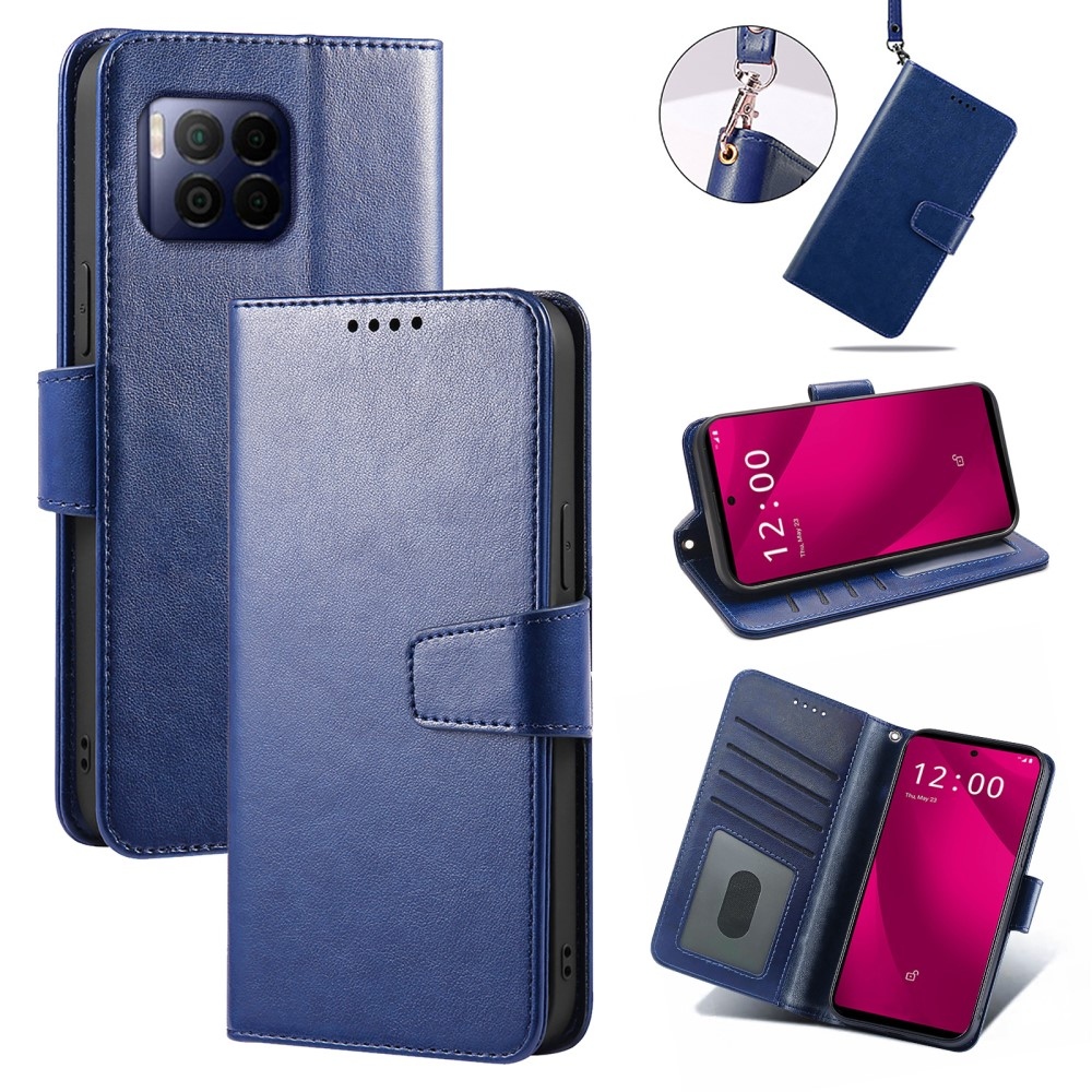 Erős könyves tok T-Mobile T Phone 2 Pro készülékhez - kék