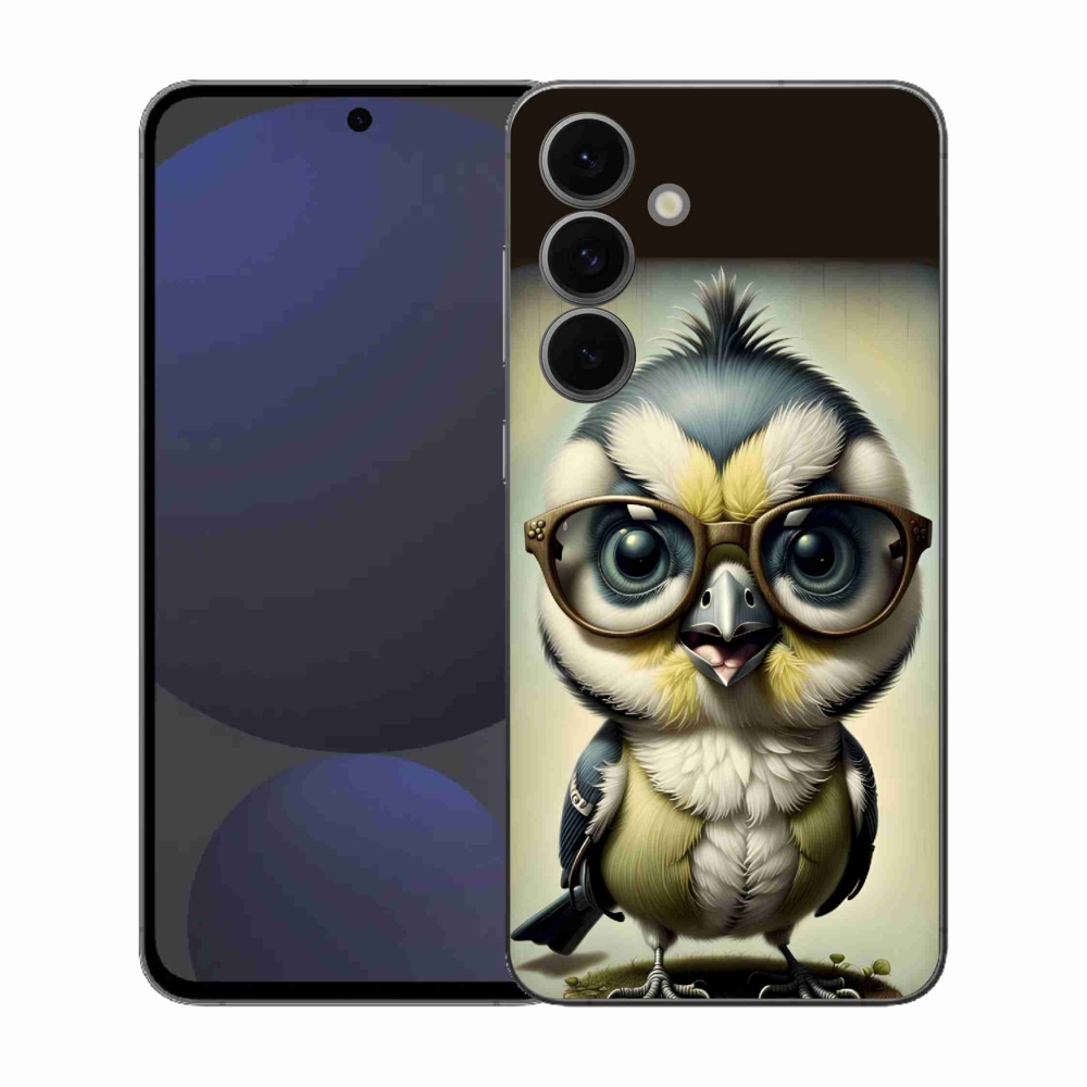 Zselés borítás mmCase Samsung Galaxy S25 FE - kölyök szemüveggel