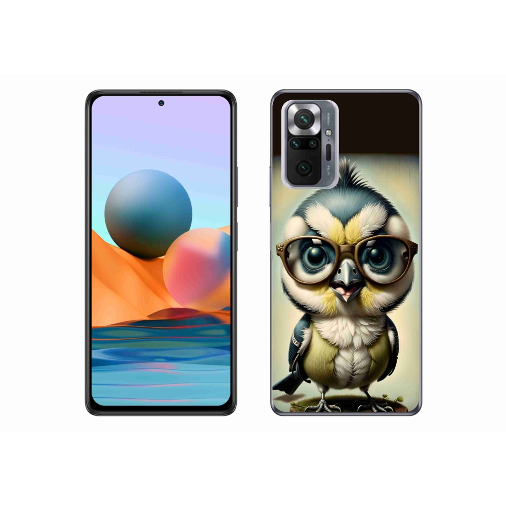Gél borítás mmCase a Xiaomi Redmi Note 10 Pro - kölyök szemüveggel