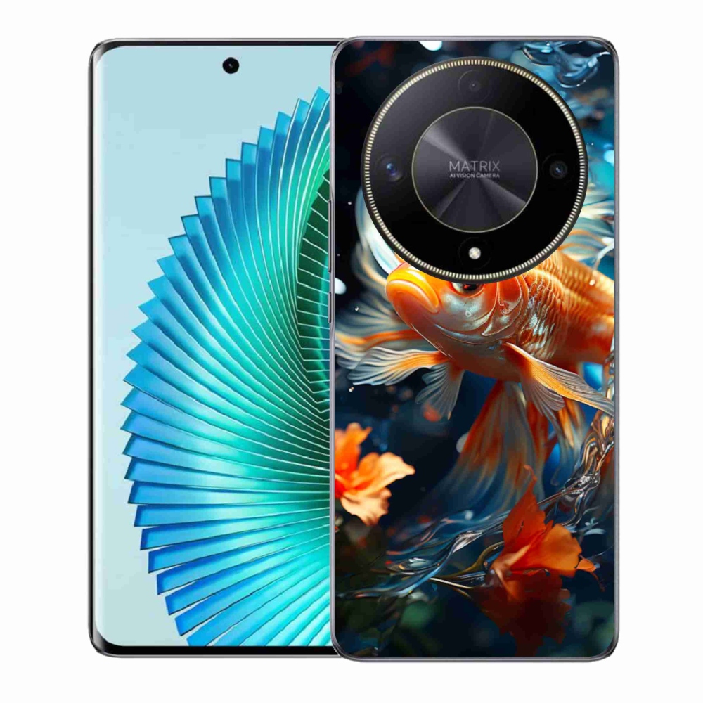 Zselés borítás mmCase a Honor Magic 6 Lite 5G számára - hal