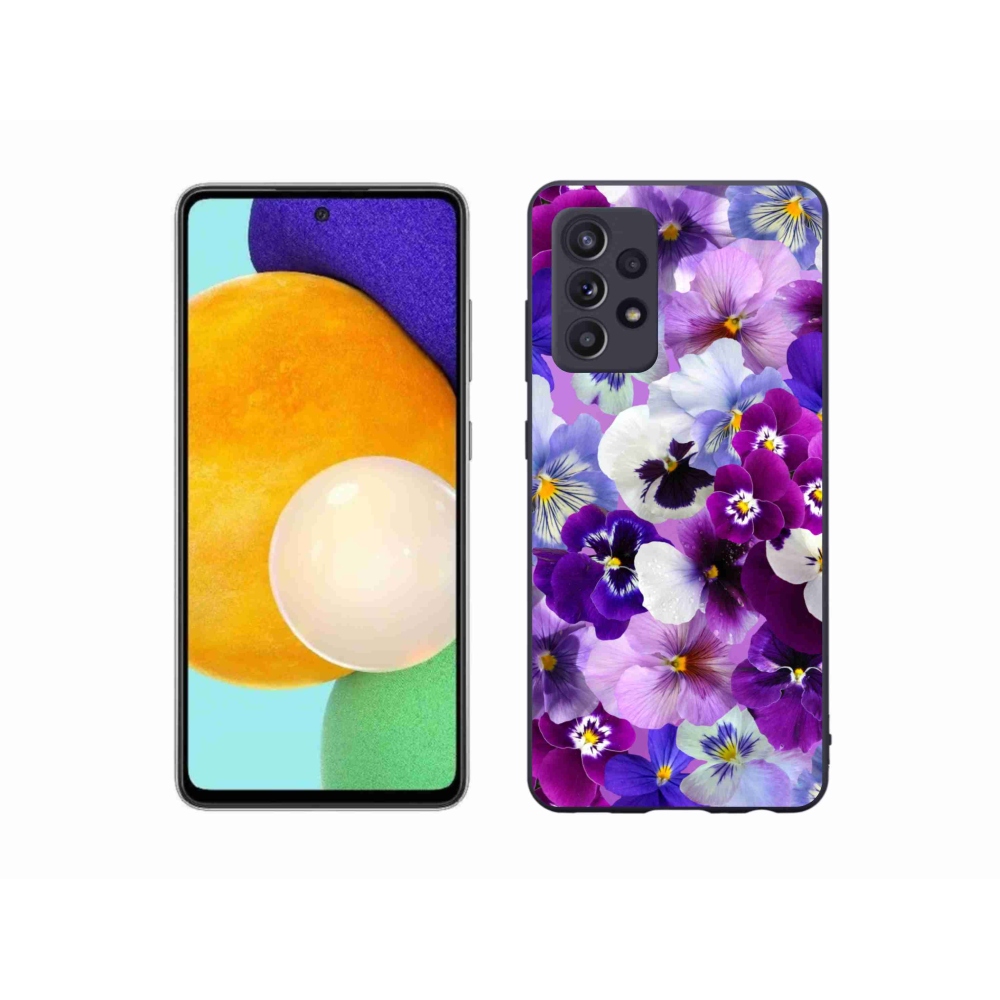 Gél borító mmCase Samsung Galaxy A52/A52 5G - virágok 9