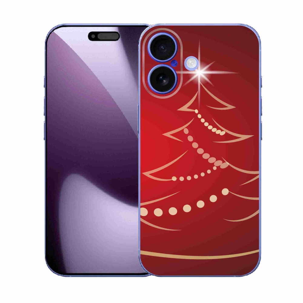 Gél borítás mmCase iPhone 17 készülékhez - karácsonyfa karikatúra