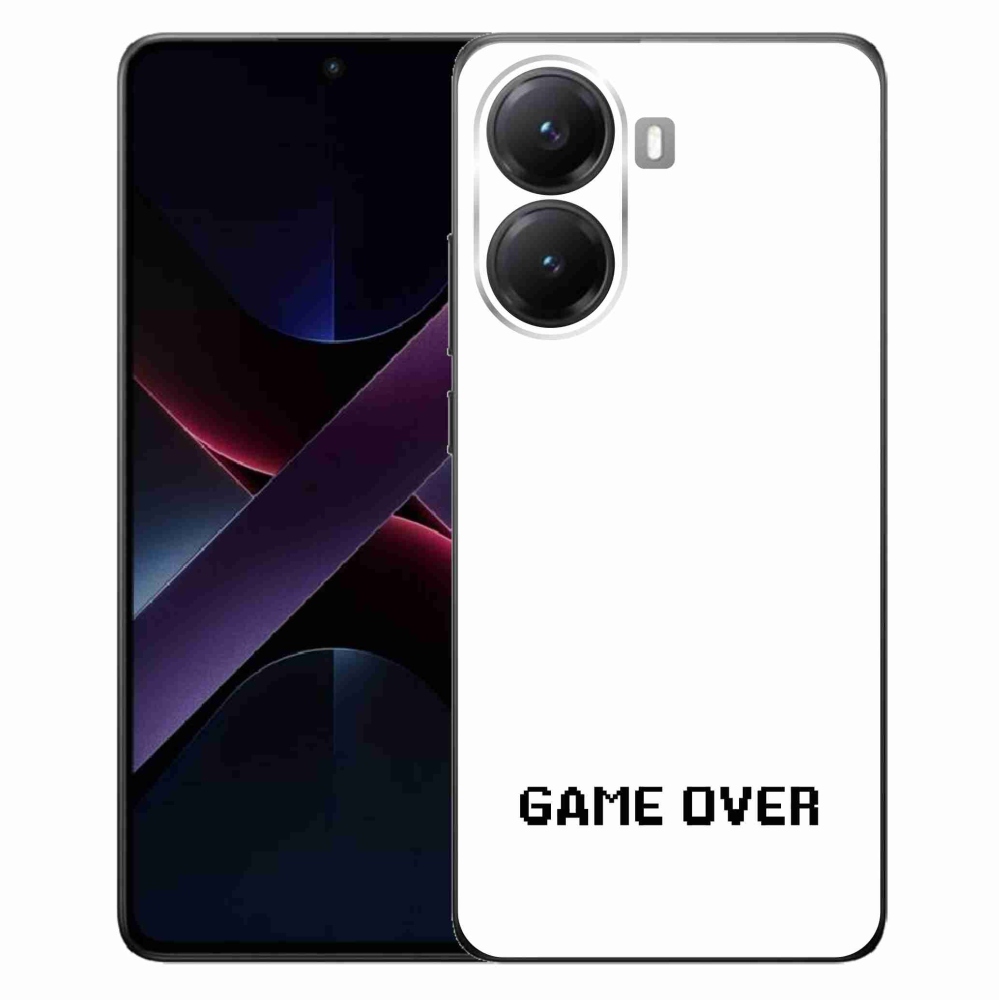 Gél borítás mmCase a Xiaomi Poco X7 Pro 5G számára - játék fehér háttérrel