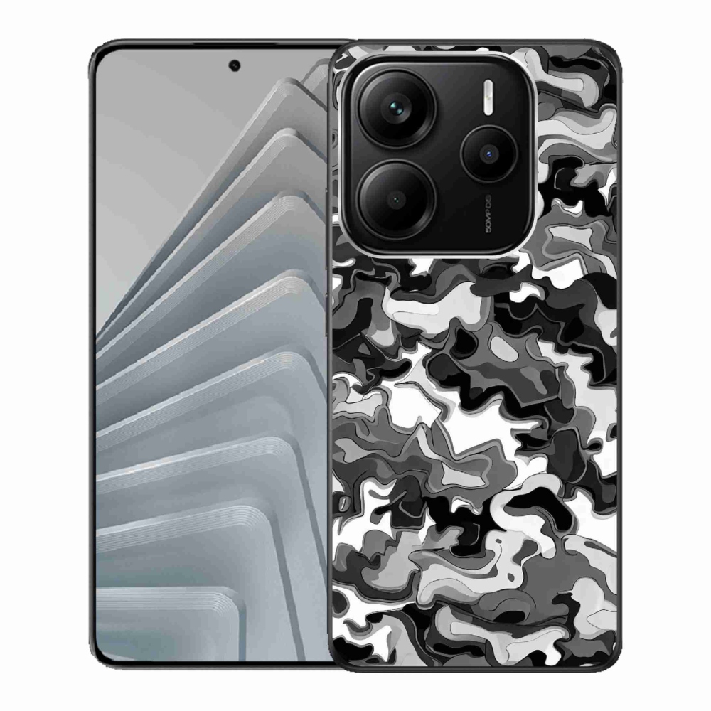 Gél borítás mmCase a Xiaomi Redmi Note 14 5G-hez - álcázó minta 3