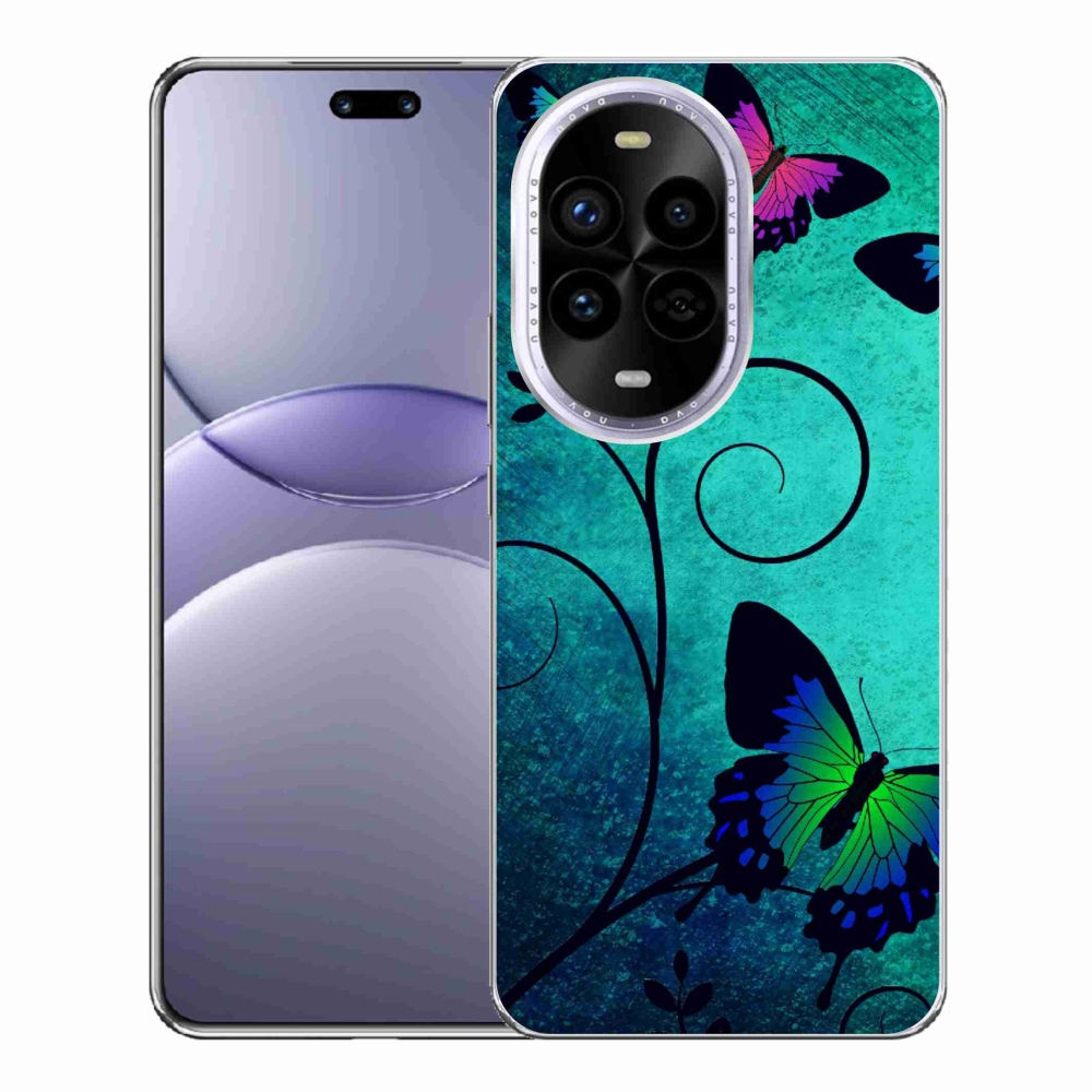 Gél borítás mmCase a Huawei Nova 13 Pro 5G-n - színes pillangók