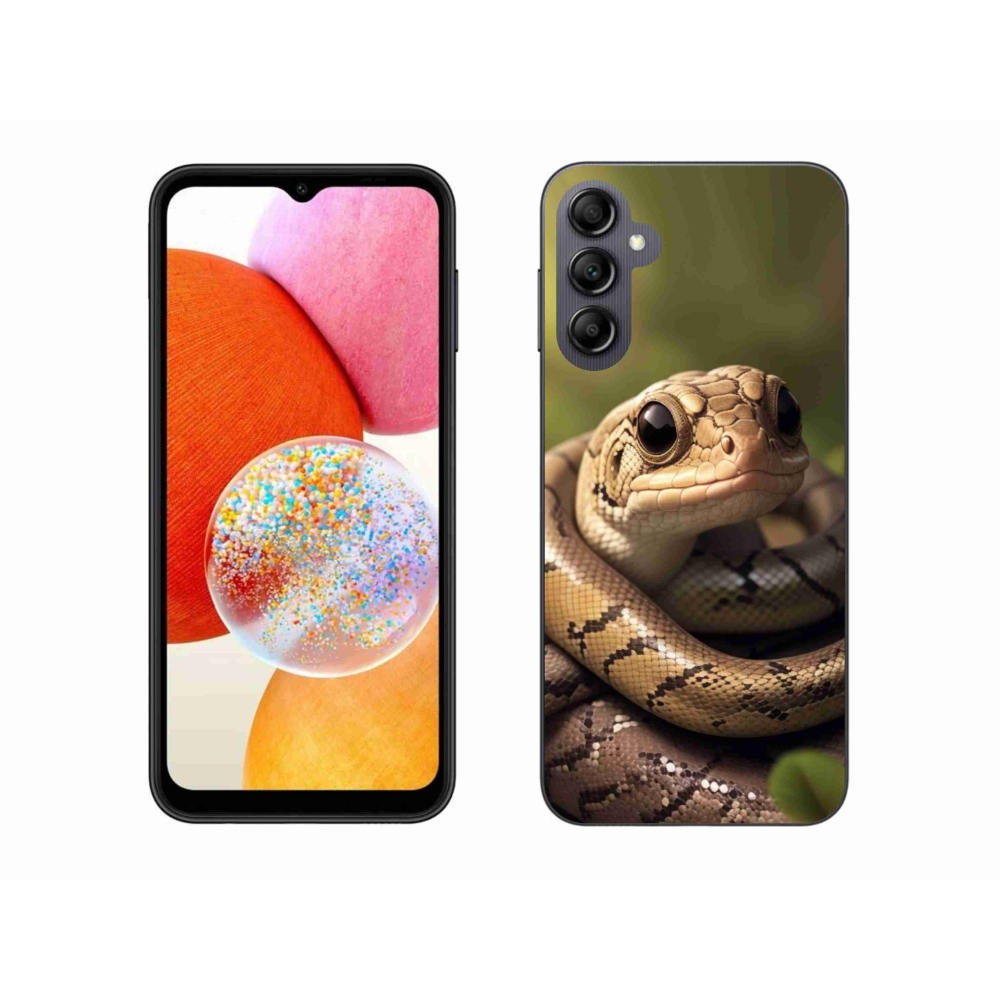 Gél védőburkolat mmCase Samsung Galaxy A14 4G/5G - kígyó 1
