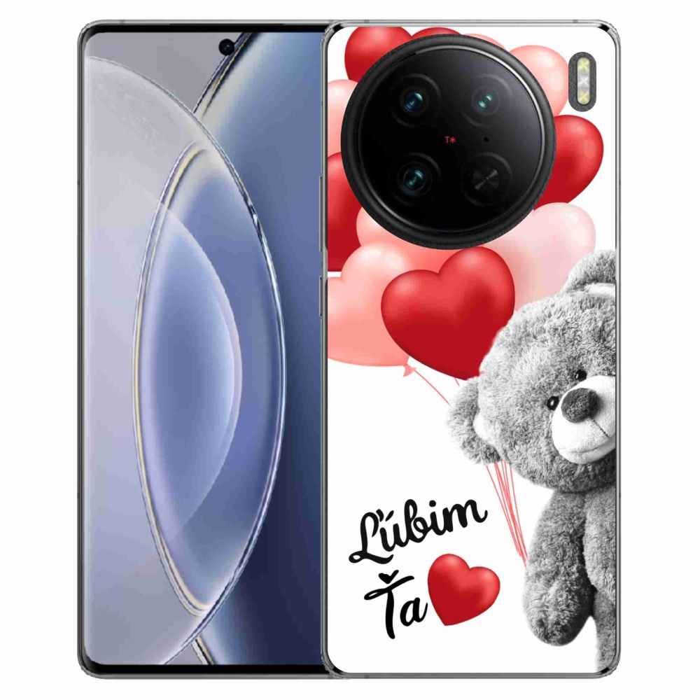 Gél tok mmCase a Vivo X90 Pro számára - I love you en