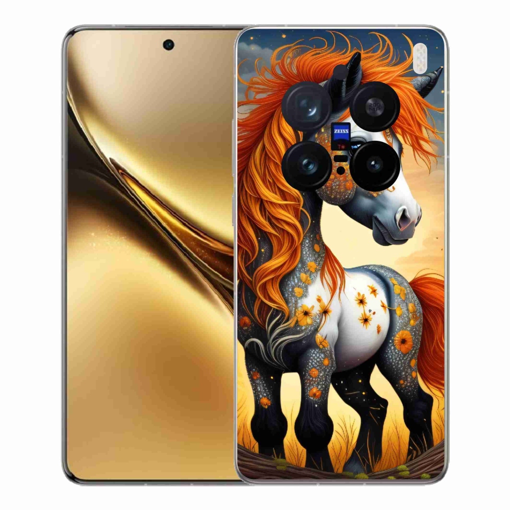 Zselés borítás mmCase a Vivo X200 Pro 5G készülékhez - színes póni