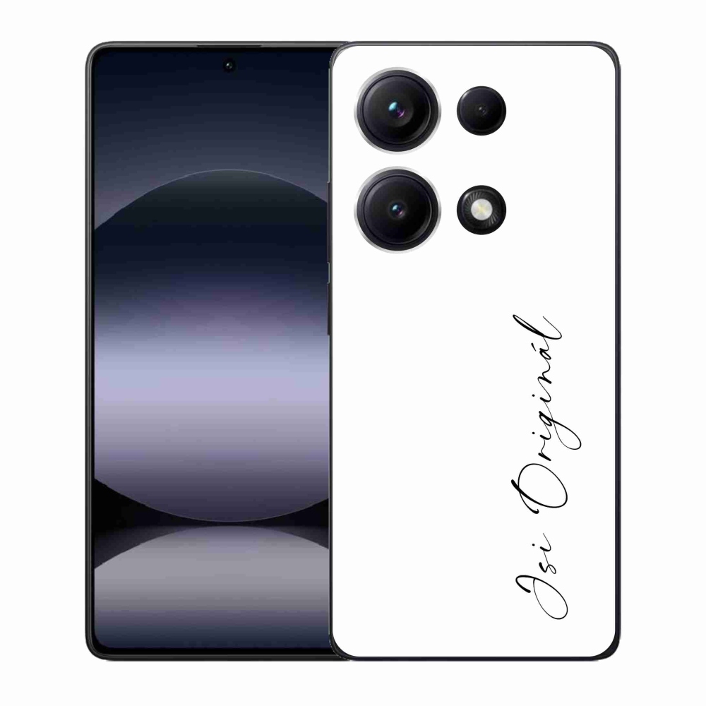 Gél borító mmCase a Xiaomi Redmi Note 14S - te vagy az eredeti fehér háttérrel