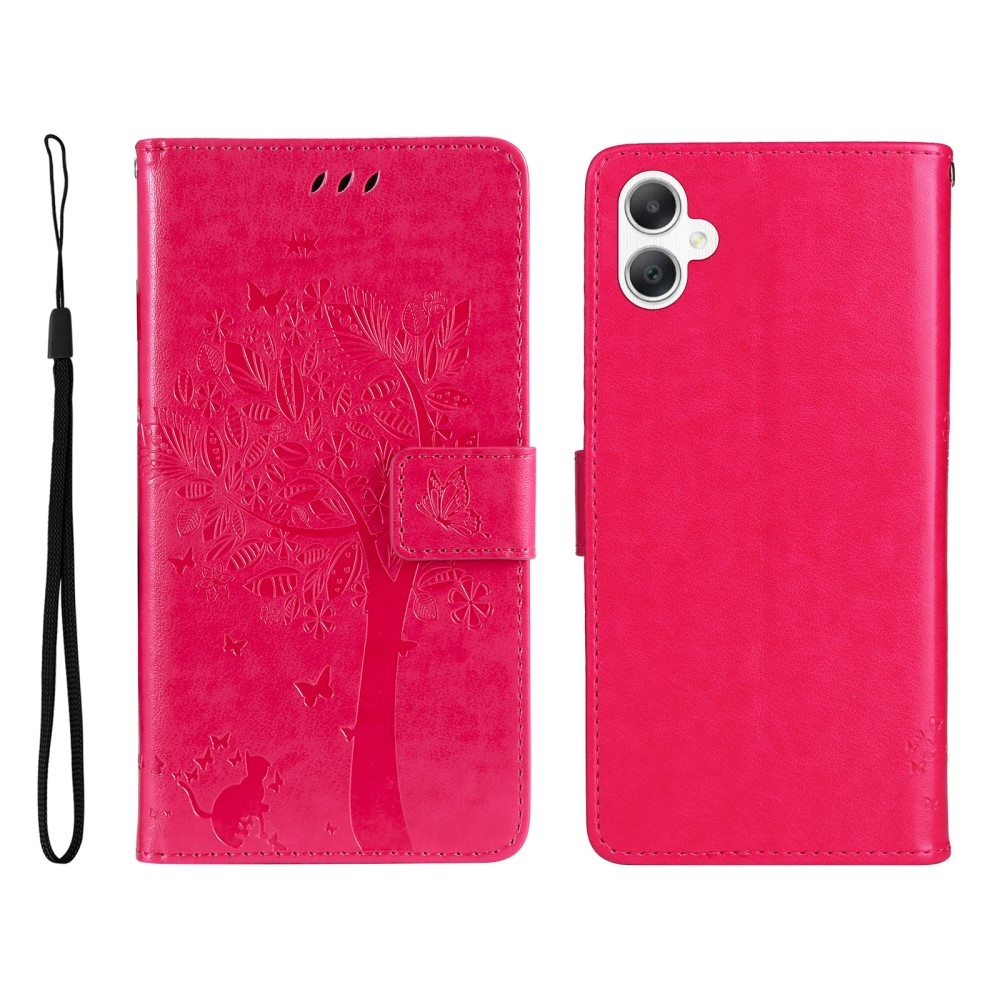 Fák könyve tok Samsung Galaxy A06 4G - rózsaszínű