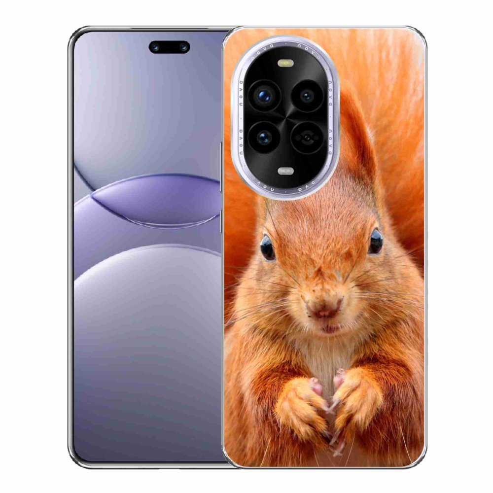 Zselés borítás mmCase a Huawei Nova 13 Pro 5G számára - mókus