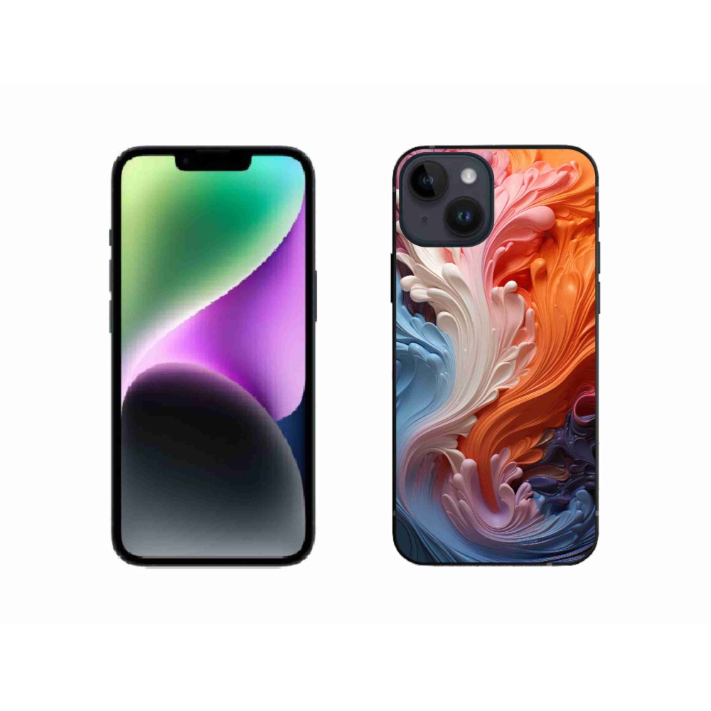 Gél borítás mmCase iPhone 14 készülékhez - absztrakt motívum 8