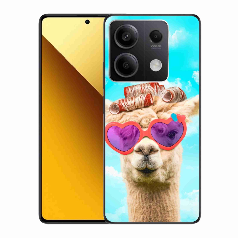 Gél borítás mmCase a Xiaomi Redmi Note 13 5G-hez - szemüveges láma