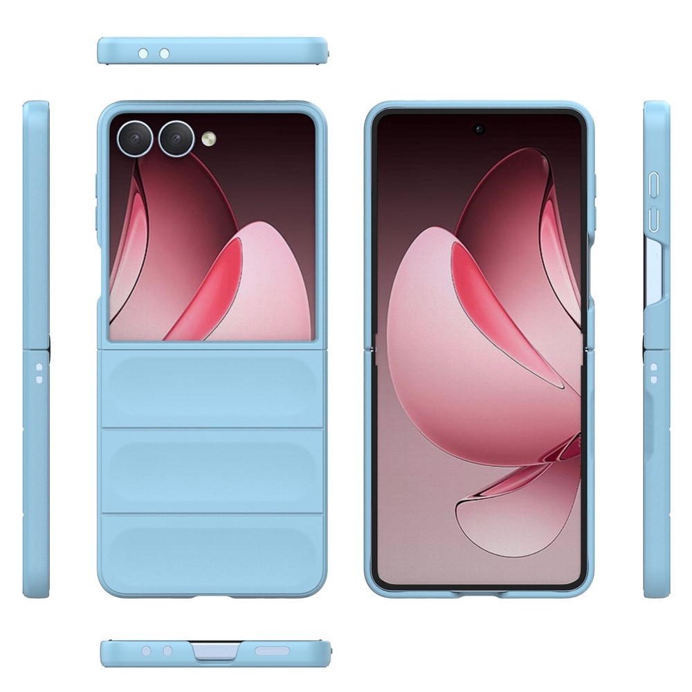 Rugg tartós zselés tok Samsung Galaxy Z Flip7 5G - világoskék színben