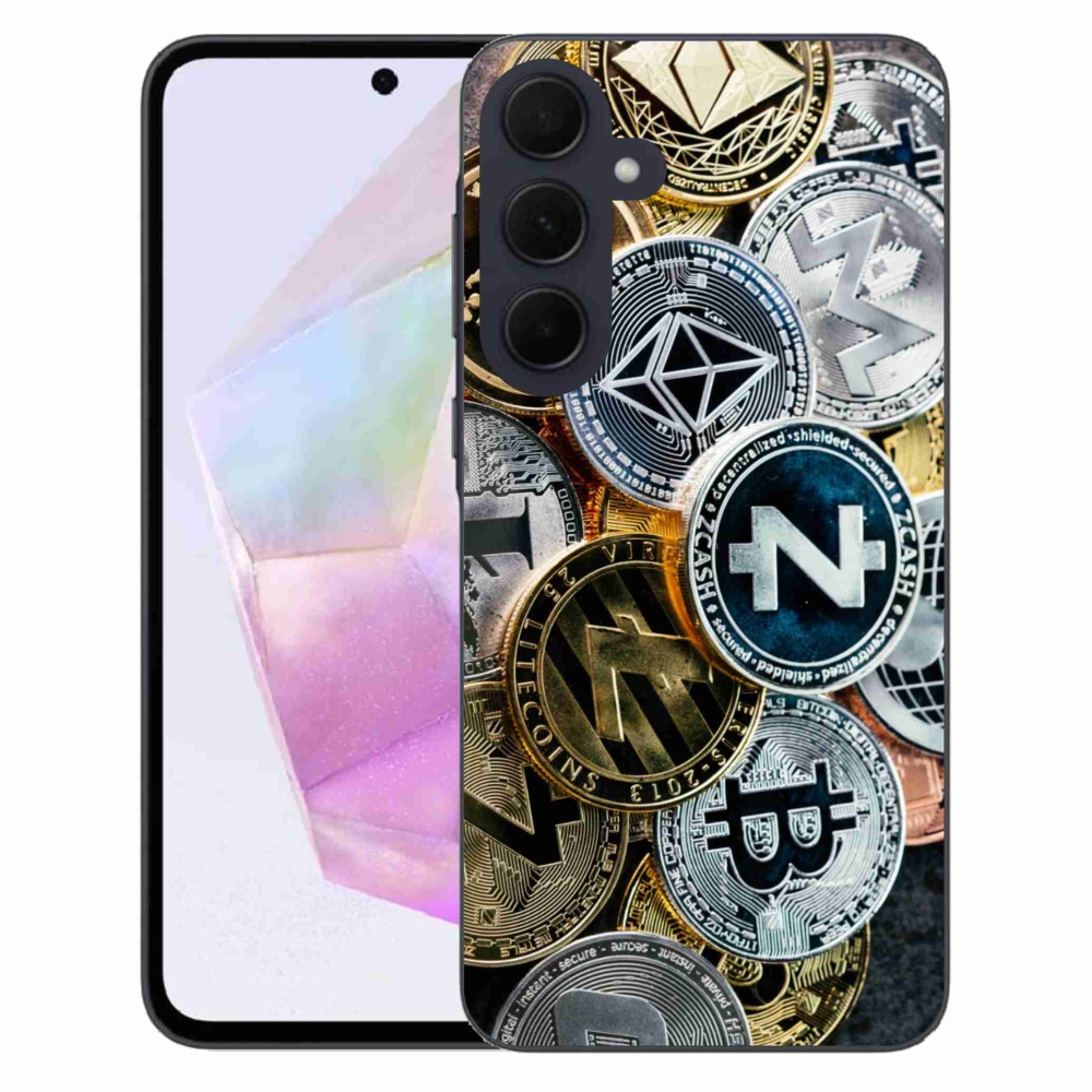 Gél borítás mmCase Samsung Galaxy A35 5G - kriptovalutákhoz