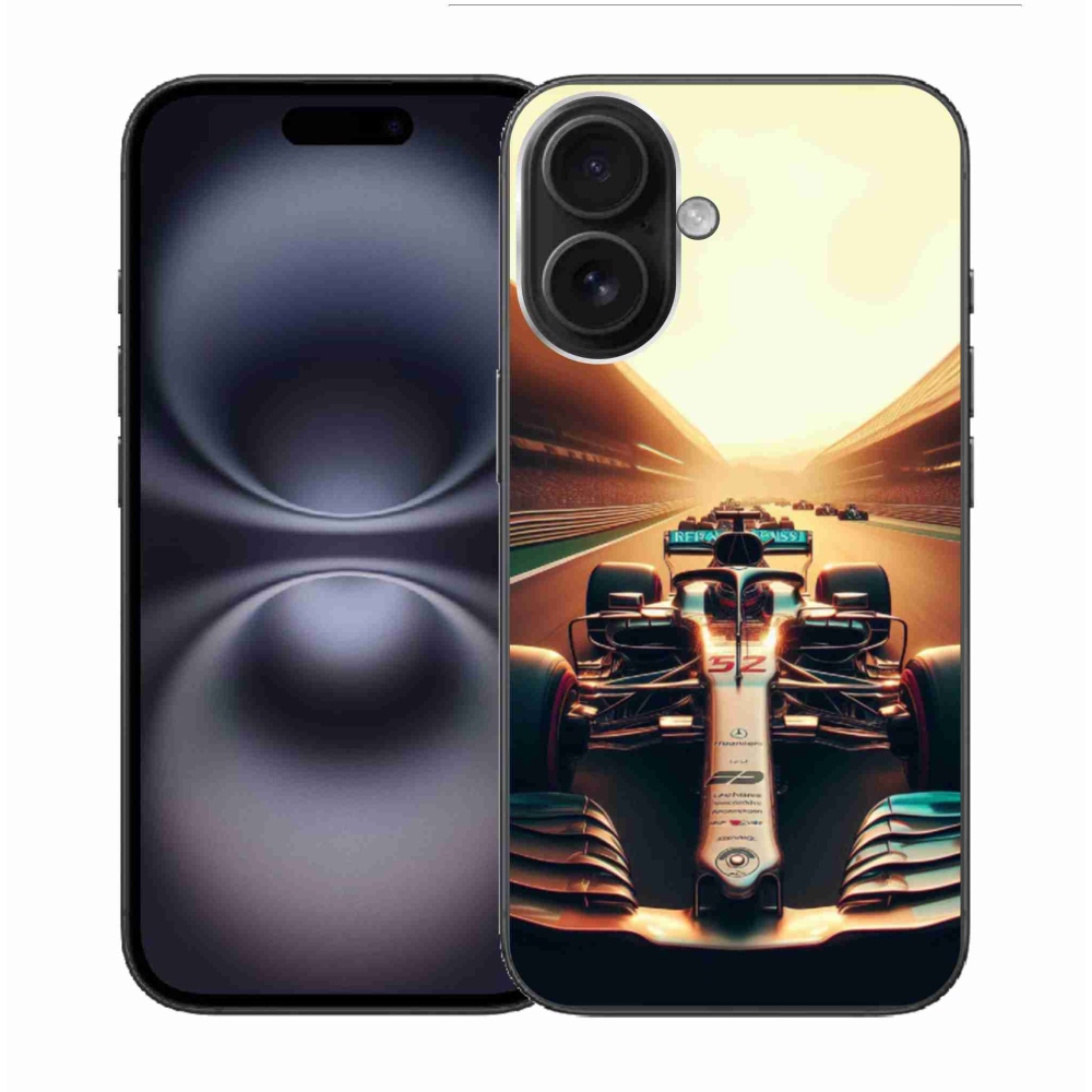 Zselés borítás mmCase iPhone 16 készülékhez - formula 1