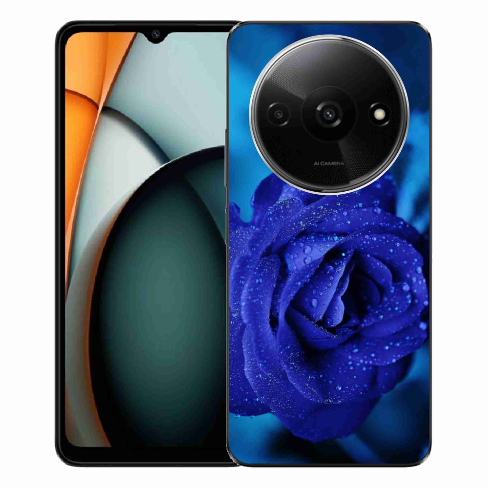 Gél tok mmCase a Xiaomi Redmi A3-hoz - kék rózsa