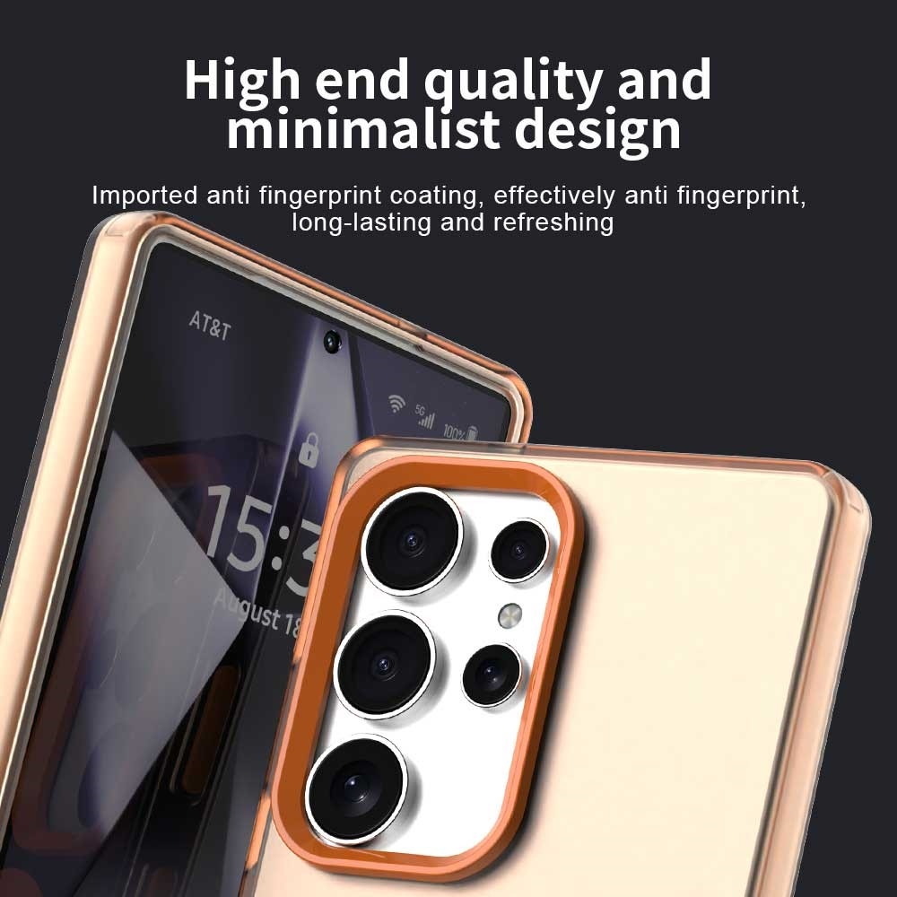 Candy zselés tok MagSafe-val Samsung Galaxy S25 Ultra - narancssárga