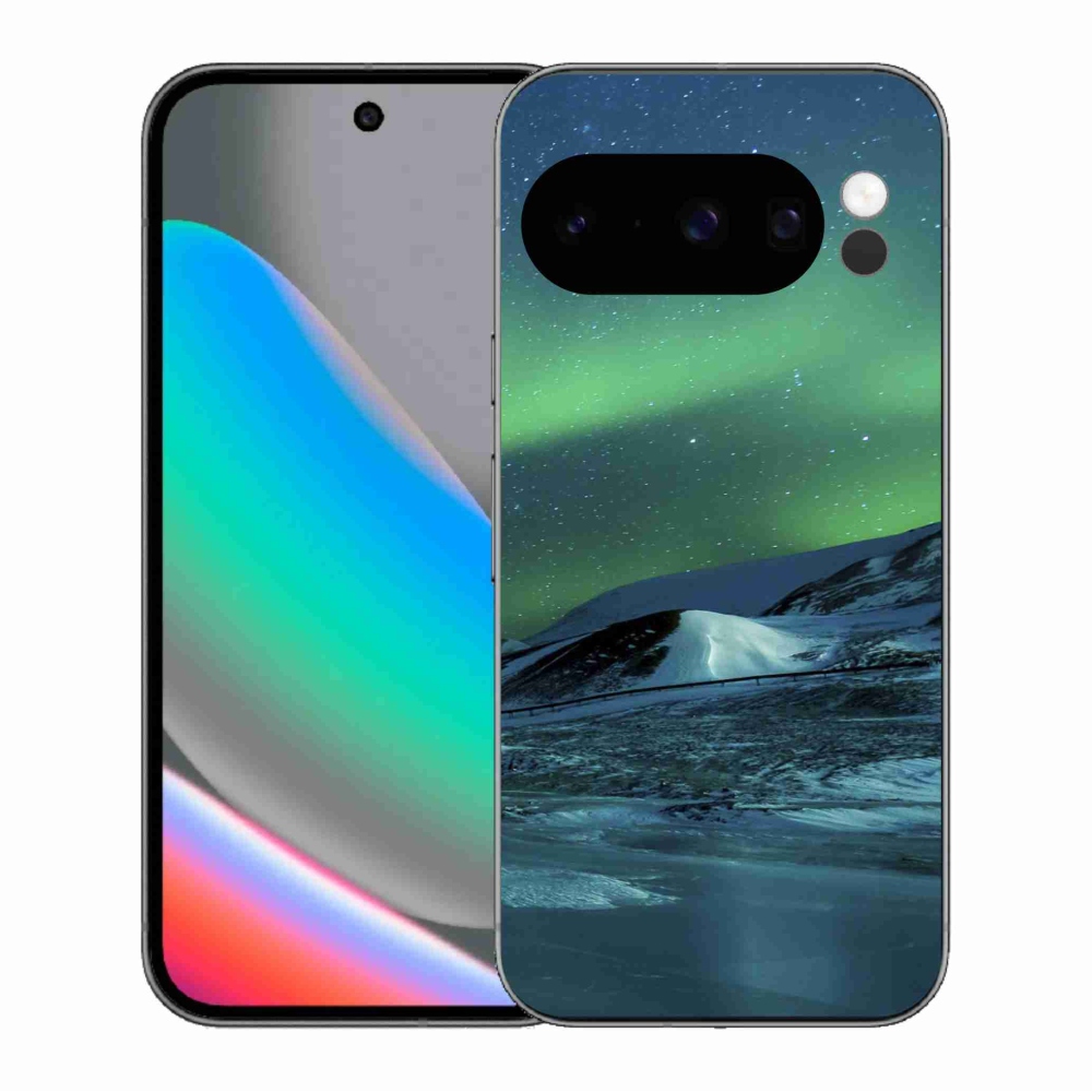 Zselés borítás mmCase a Google Pixel 10 Pro számára - sarki fény