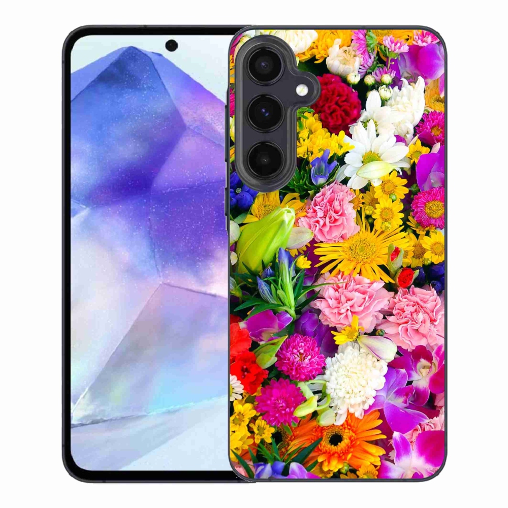 Gél védőhuzat mmCase Samsung Galaxy A55 5G - virágok 12