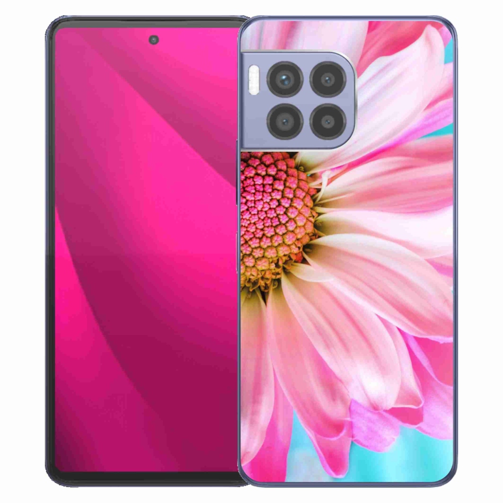 Gél védőhuzat mmCase a T-Mobile T Phone 2 Pro készülékhez - rózsaszín virág