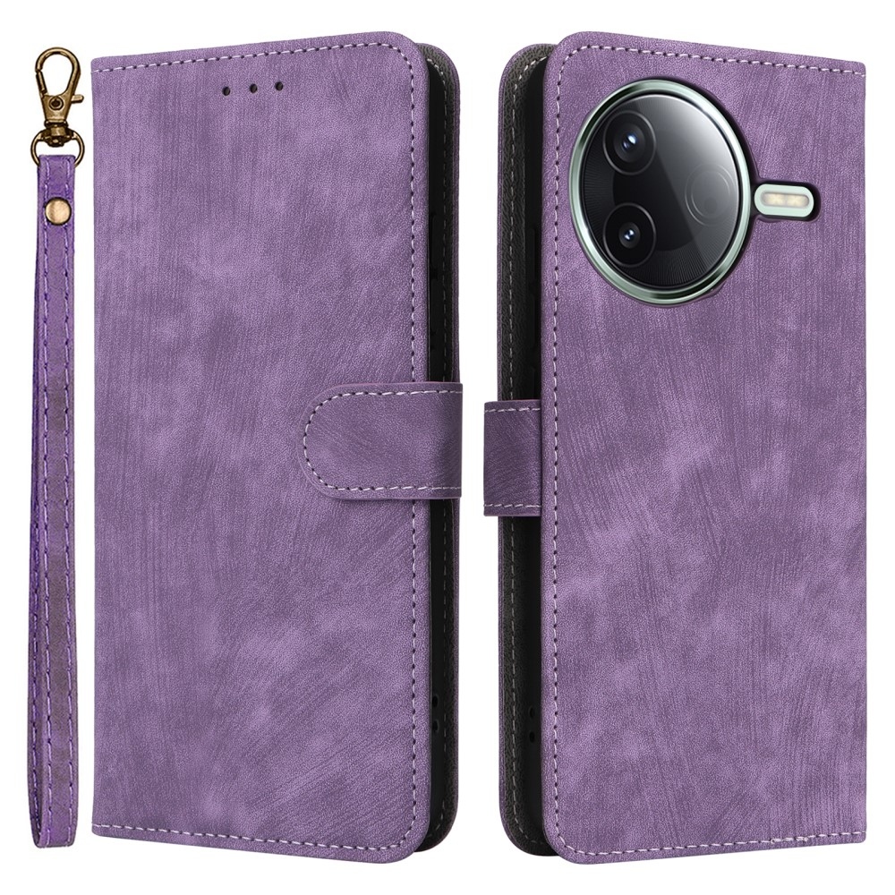 RFID könyvtáska a Xiaomi Poco F7 Pro 5G/Poco F7 Ultra 5G készülékhez - lila