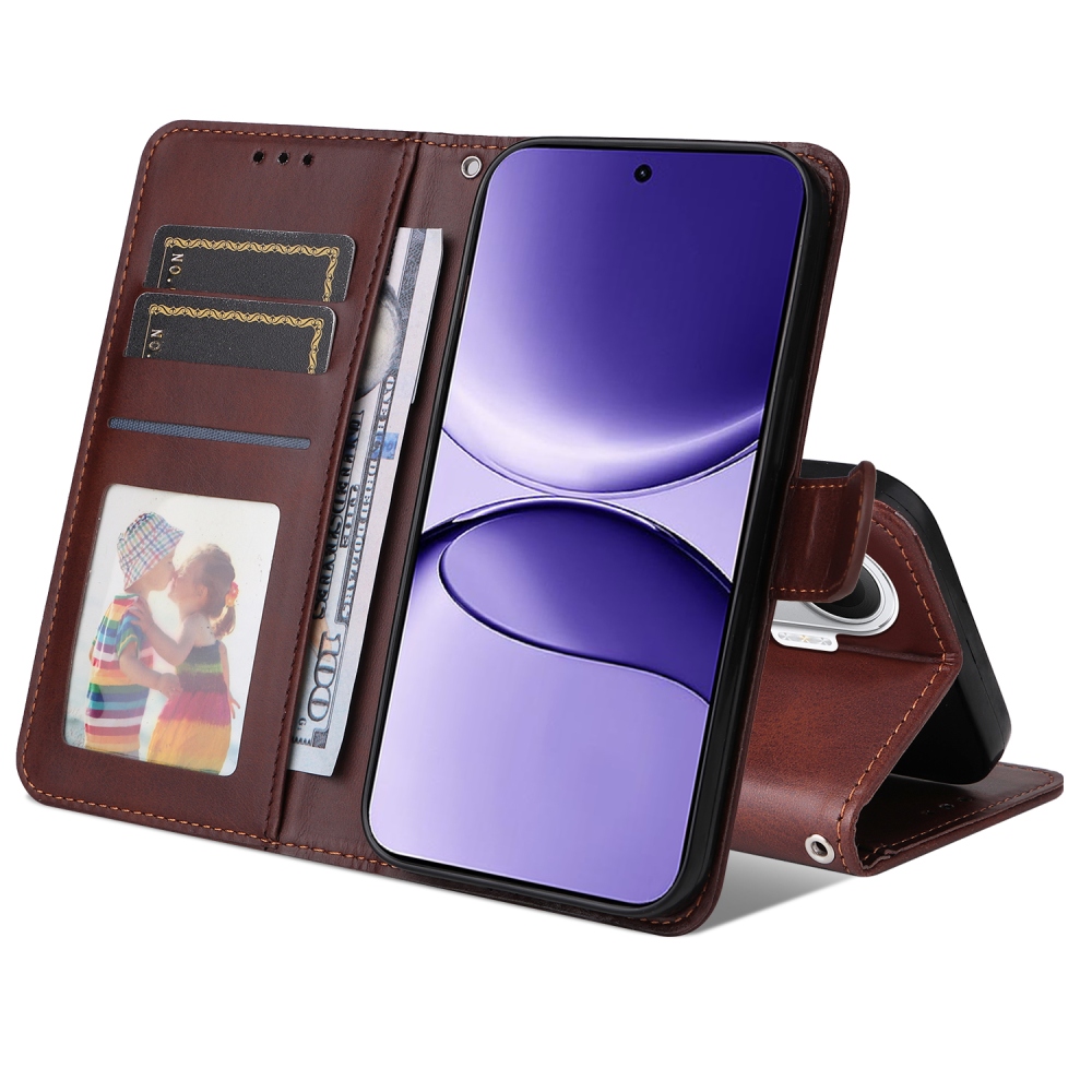 Vérrögök könyv tok a Xiaomi Poco F7 5G-hez - barna