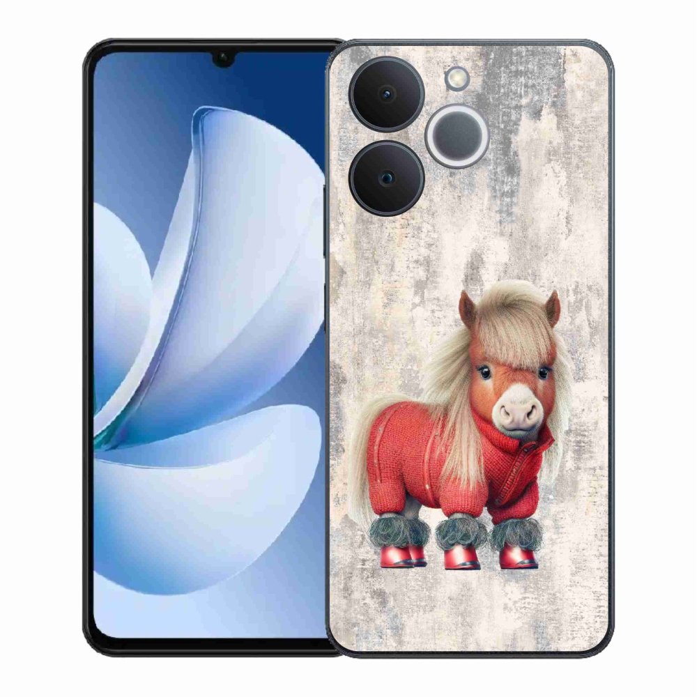 Gél borítás mmCase a Realme Note 70T-hez - póni pulóverben