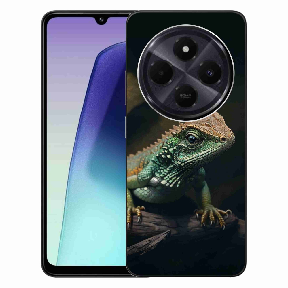 Gél borítás mmCase a Xiaomi Redmi 14C/Poco C75-hez - gyík