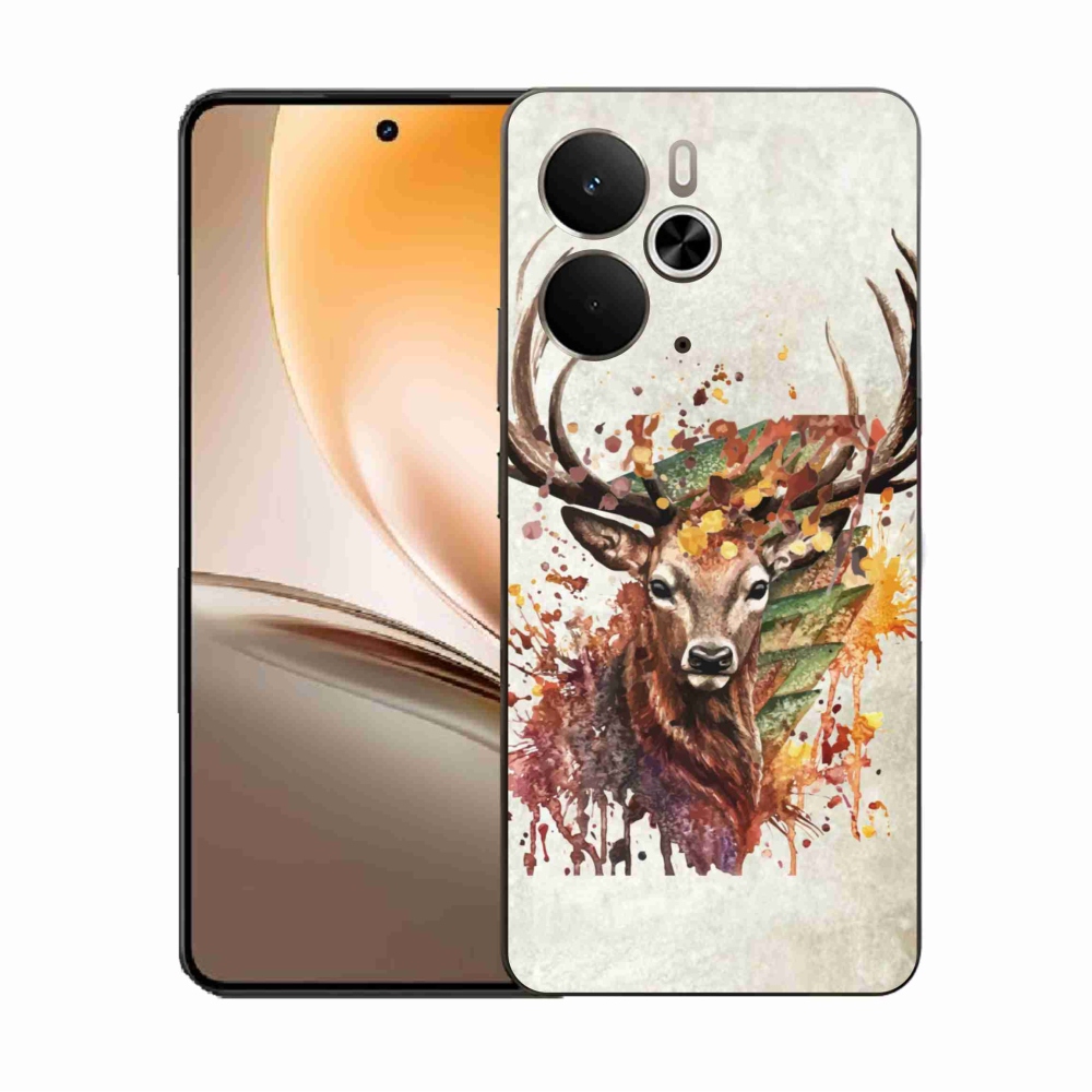 Zselés borítás mmCase a Realme 14 5G/14T 5G készülékhez - szarvas 1