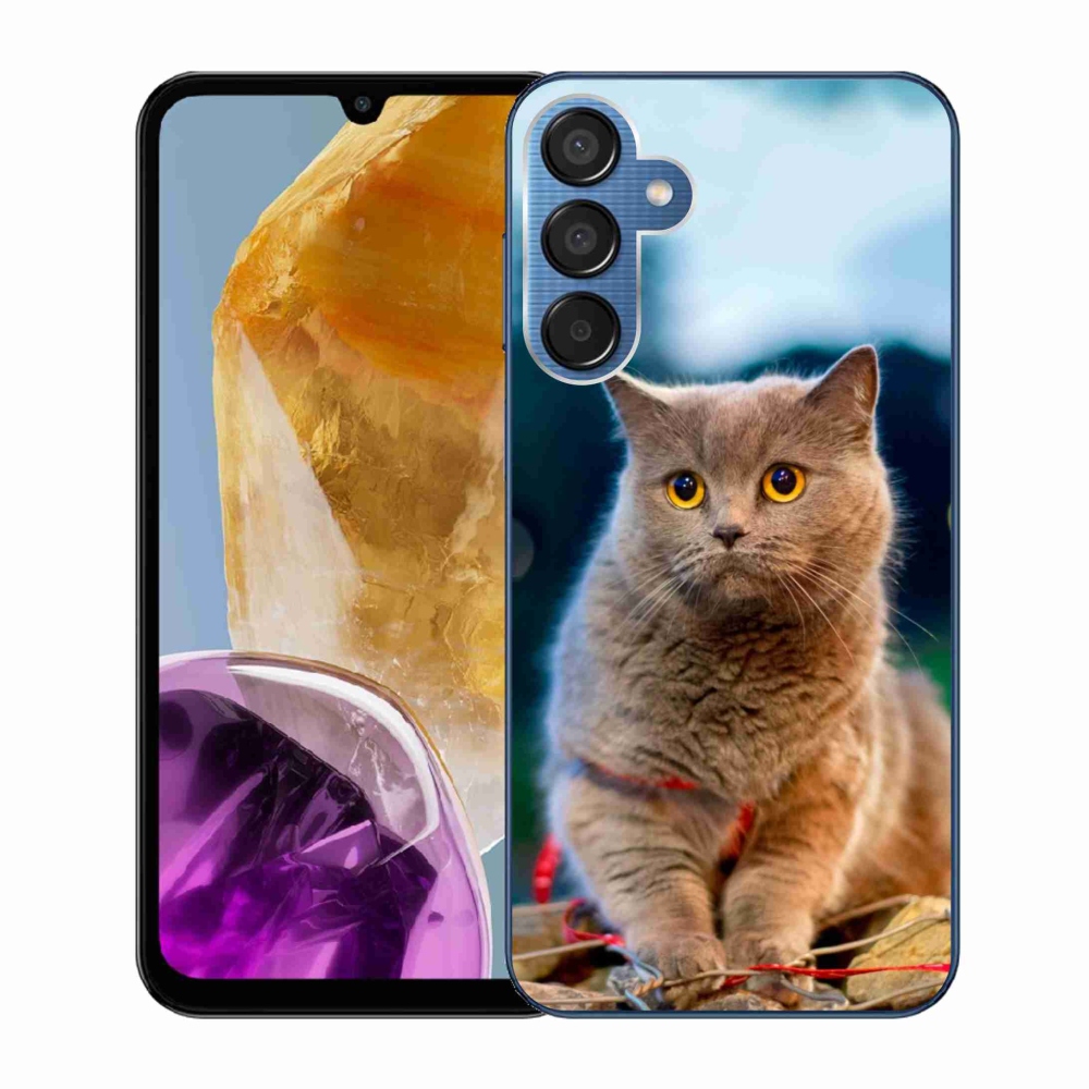 Gél védőhuzat mmCase Samsung Galaxy M15 5G - brit kék 2