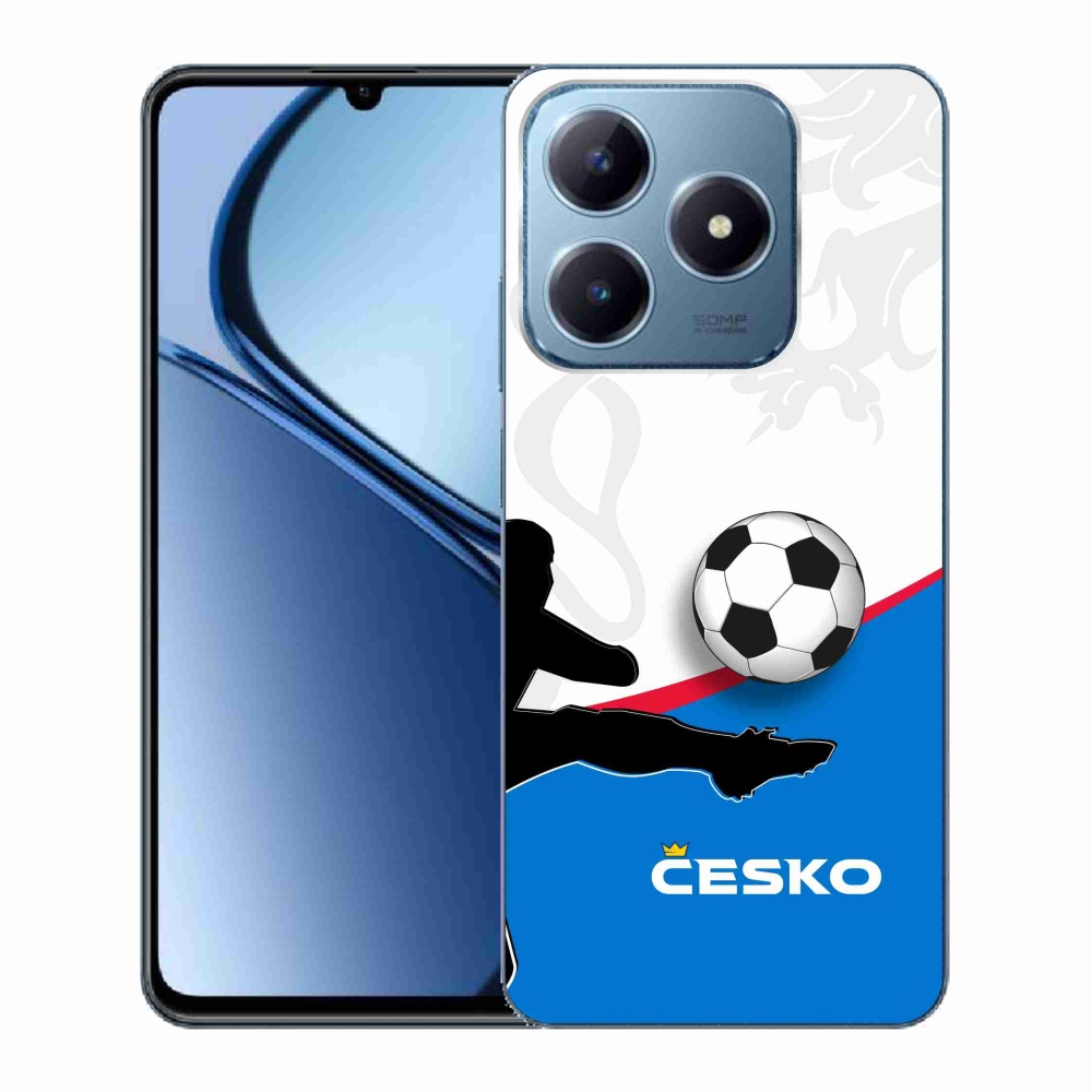 Gél borítás mmCase a Realme C63-hoz - futball Csehország 3