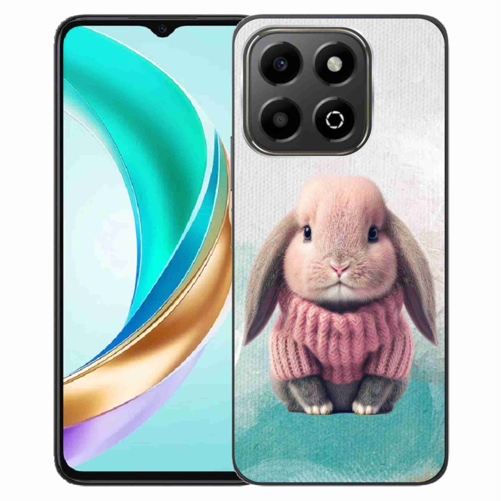 Zselés borítás mmCase a Honor X6b készülékhez - nyúl pulóverben