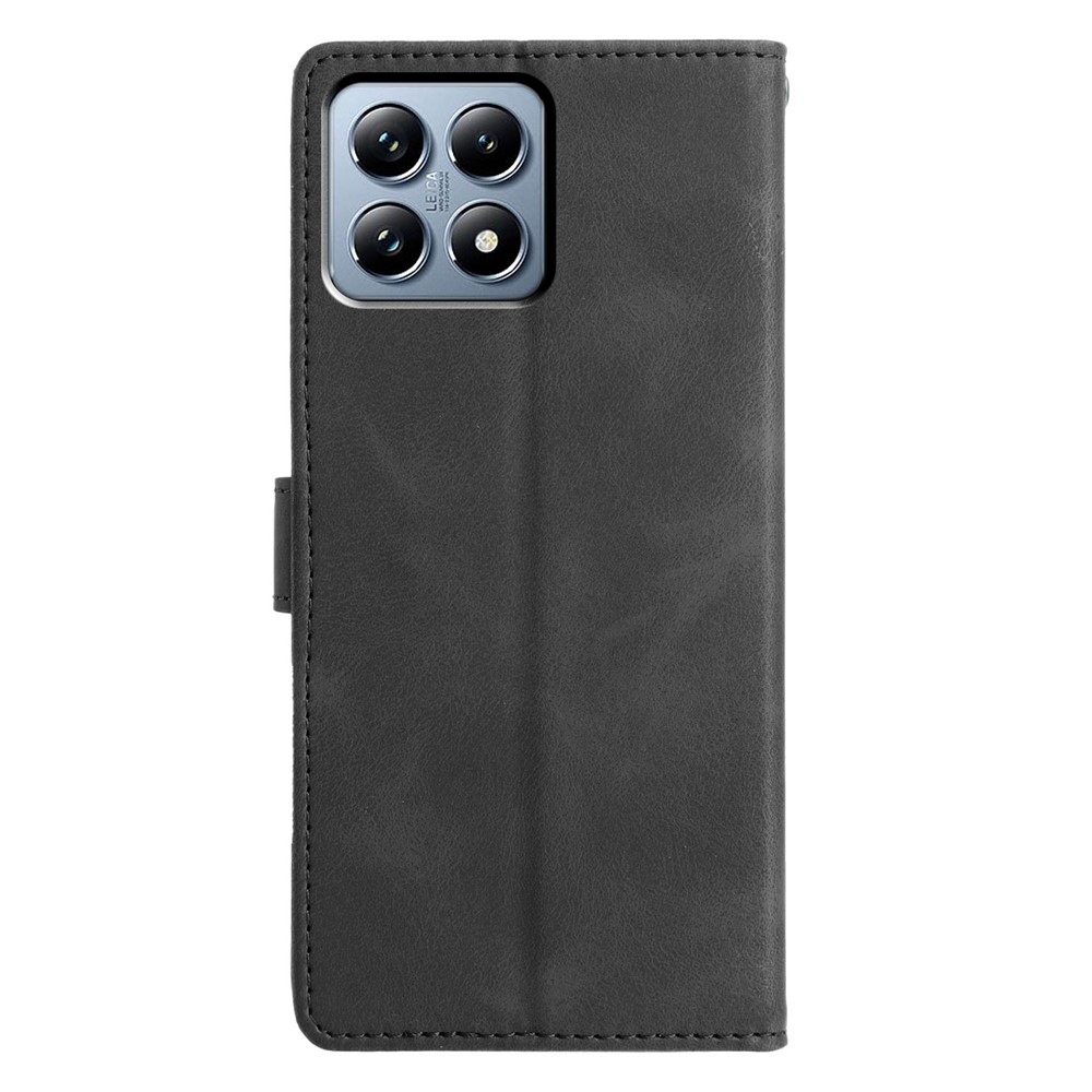 Háromszögek könyvtáska Xiaomi 15T-hez - fekete