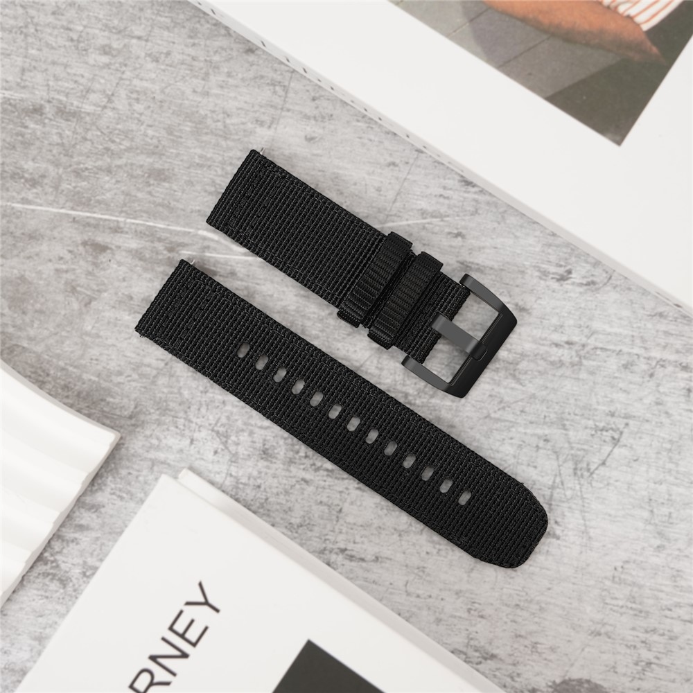 Vékony nylon szíj a Xiaomi Watch S4 47 mm-es modellhez – fekete