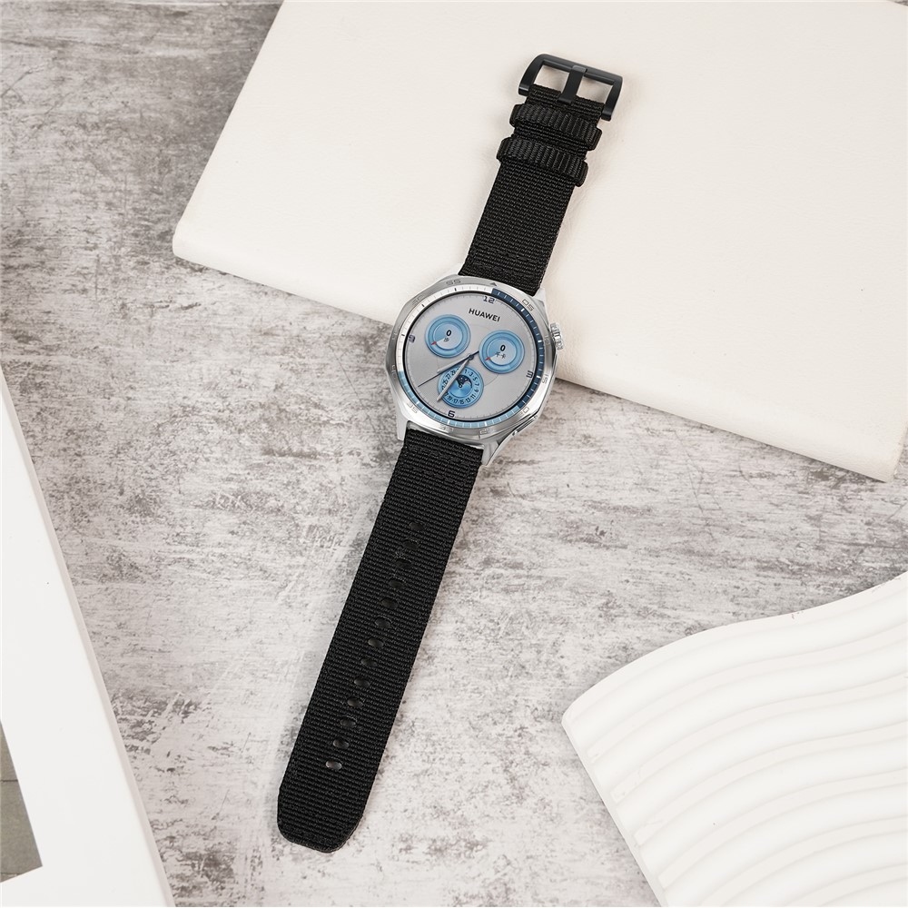 Vékony nylon szíj a Xiaomi Watch S4 47 mm-es modellhez – fekete