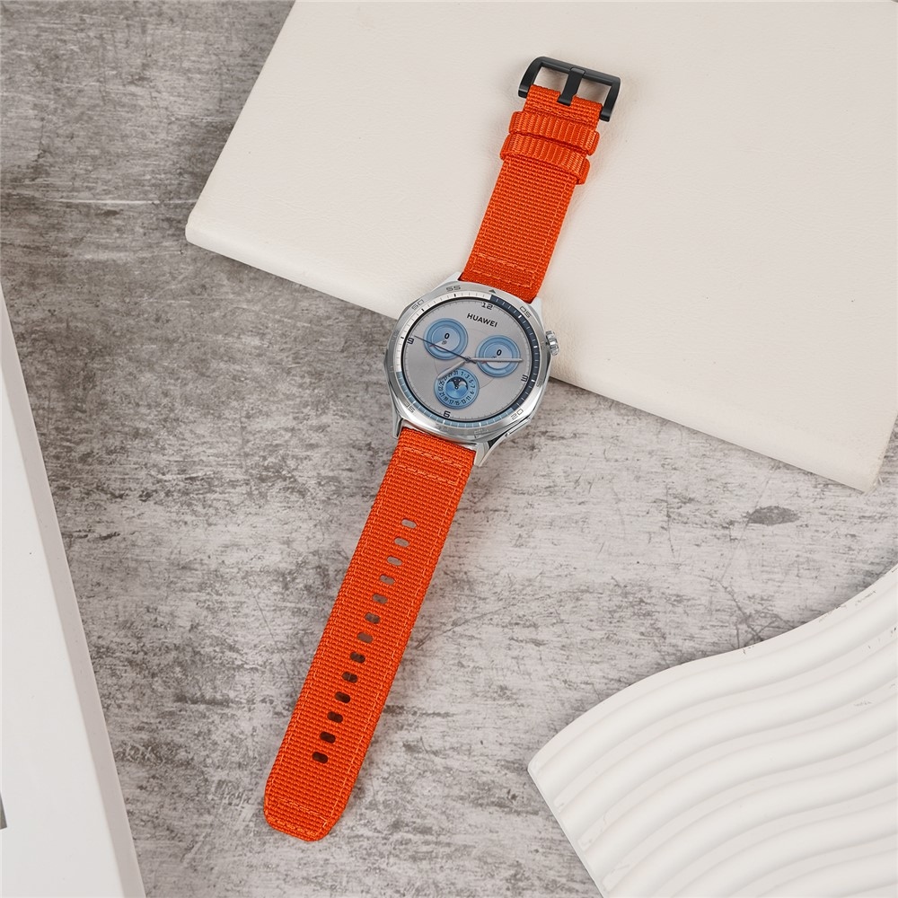 Vékony nylon szíj a Xiaomi Watch S4 47 mm-es modellhez – narancssárga