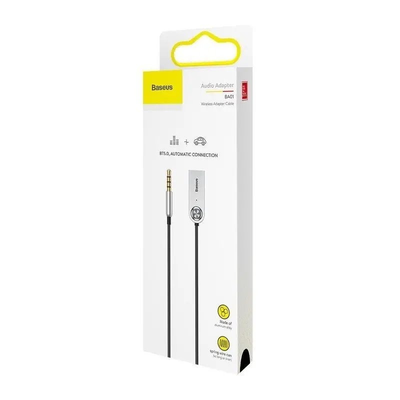 Baseus CABA01-01-01 Bluetooth 5.0 adapter 3,5 mm-es csatlakozóra Fekete