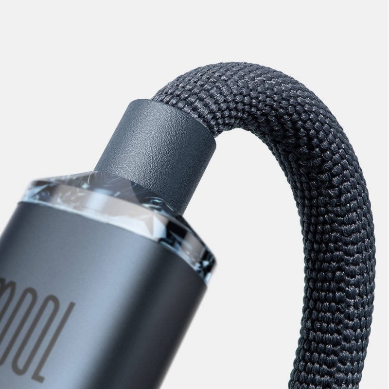 Baseus CAJY000703 Crystal Shine sorozatú adatkábel USB-C - USB-C 100W 2m kék