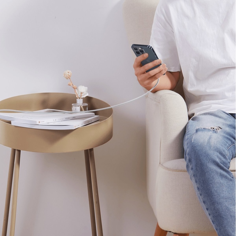 Baseus CALD000102 Dynamic Series USB-C Lightning kábel 20W 2m Fehér