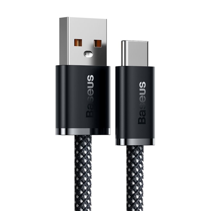 Baseus CALD000616 Dynamic sorozatú gyors töltő adatátviteli kábel USB - USB-C 100W 1m szürke