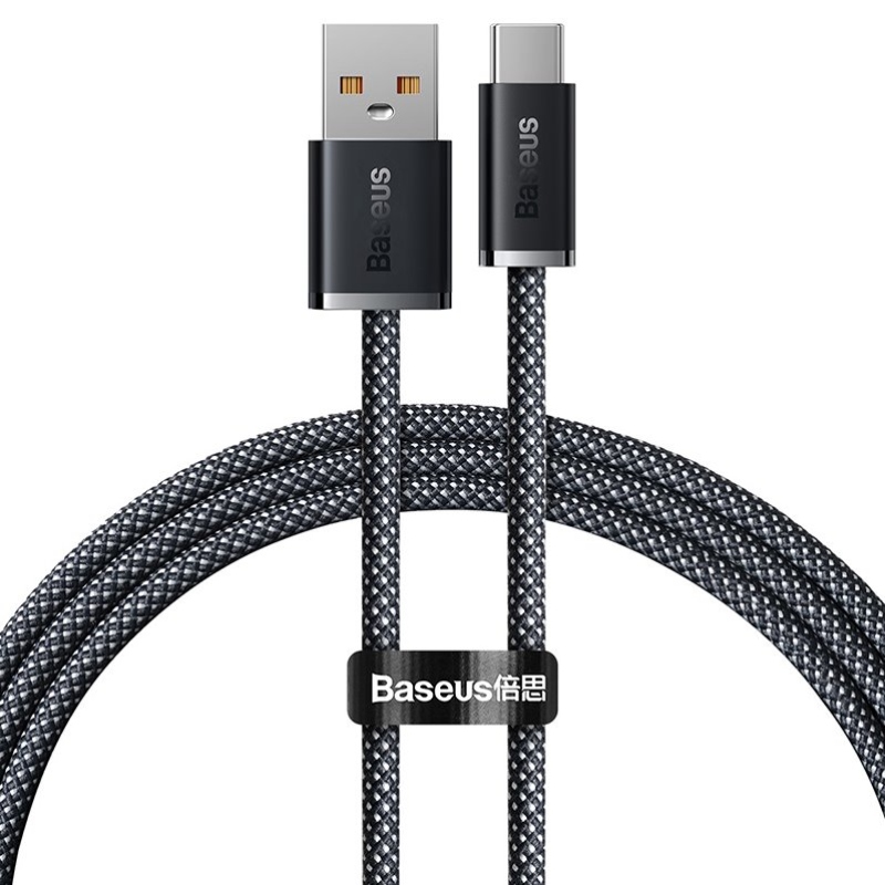 Baseus CALD000616 Dynamic sorozatú gyors töltő adatátviteli kábel USB - USB-C 100W 1m szürke