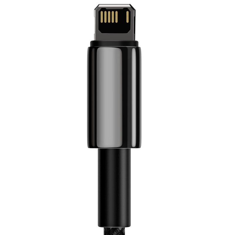 Baseus CALWJ-01 Tungsten Gold kábel Lightning 2.4A 1m fekete