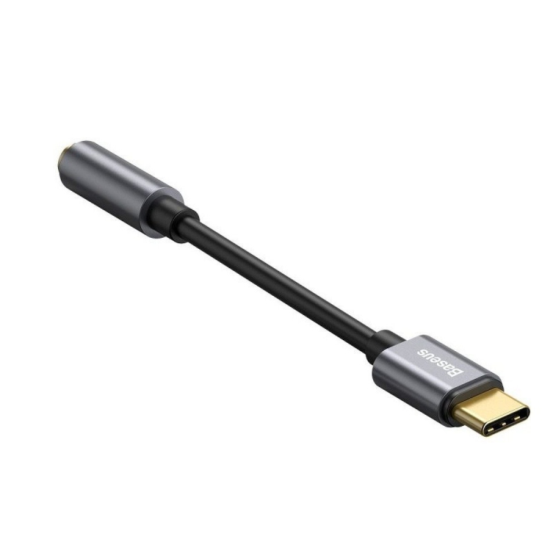 Baseus CATL54-0G kábel reduktor USB-C 3,5 mm-es audio csatlakozó L54 (női) mélyszürke